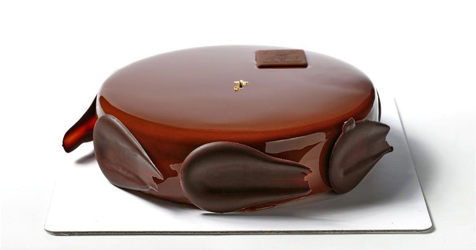 tarta de chocolate de moulin chocolat