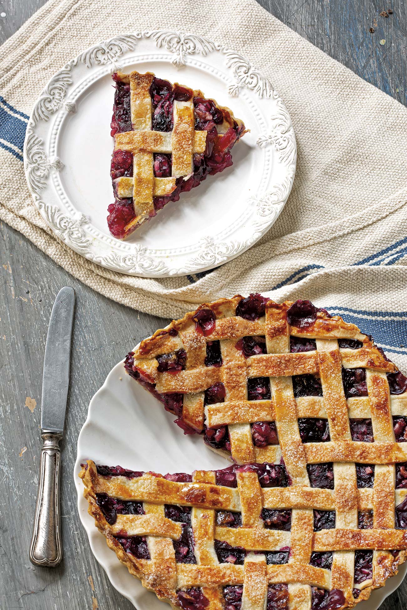 tarta de arándanos