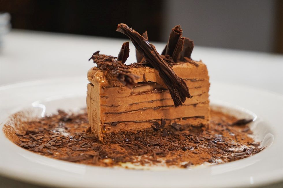 tarta de chocolate del restaurante cadaqués de madrid