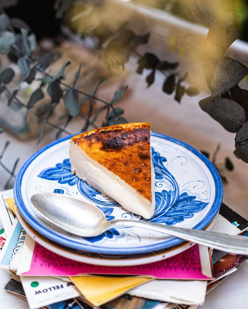 tarta de queso del restaurante bel mondo de madrid