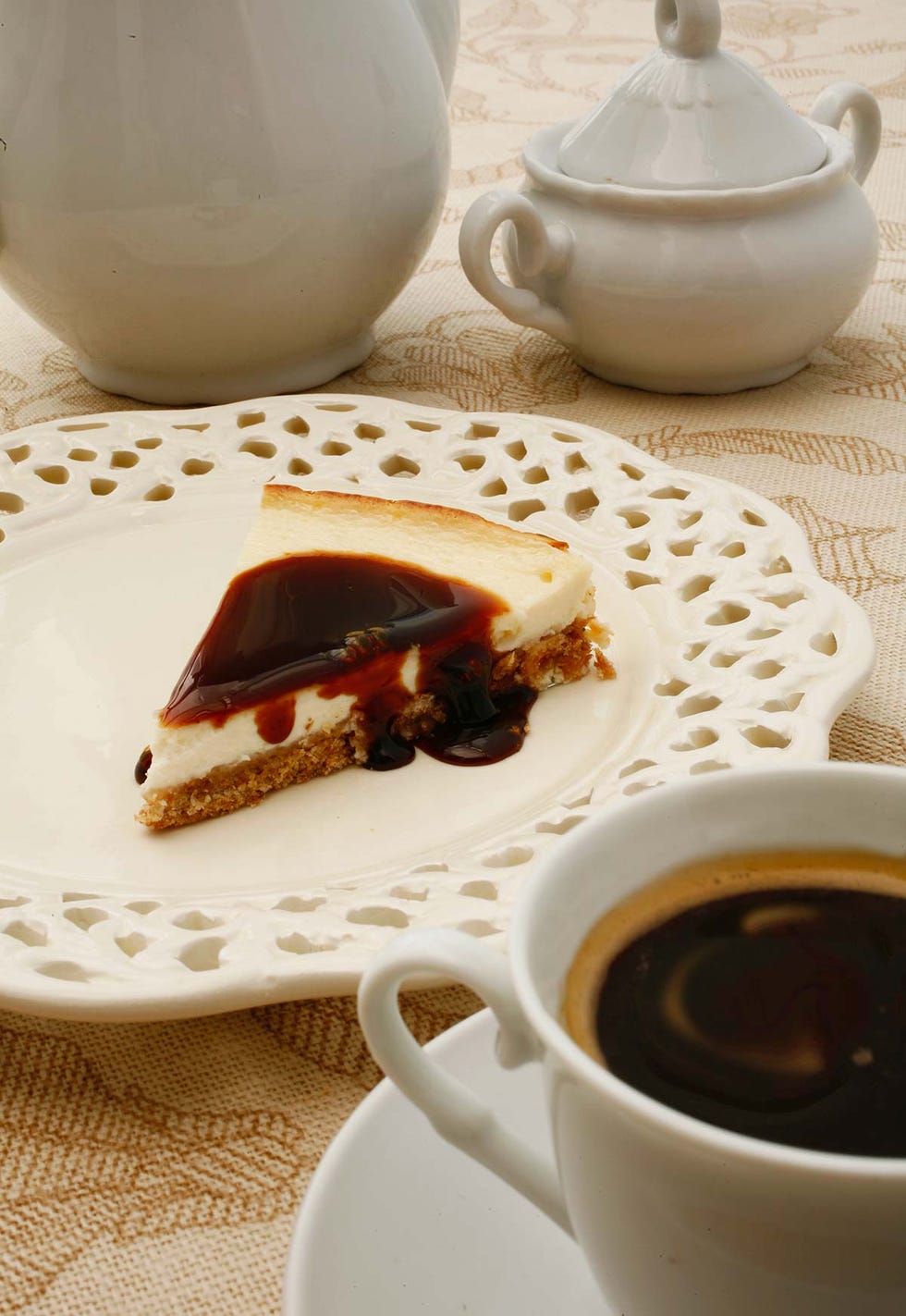 tarta de queso y caramelo