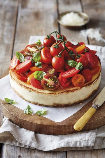tarta de ricotta y tomate