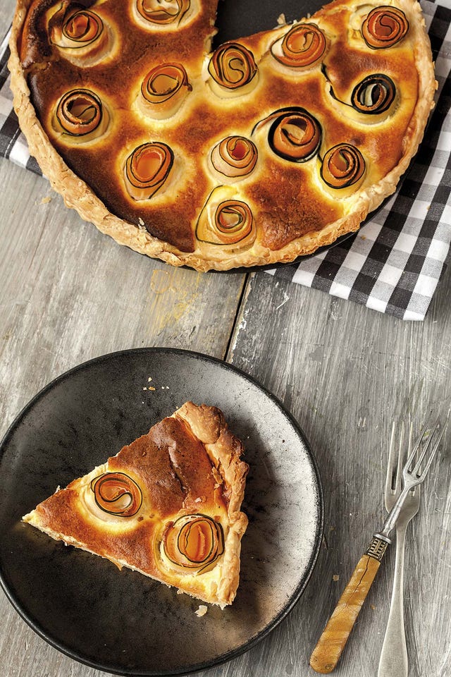 tarta de verduras y queso