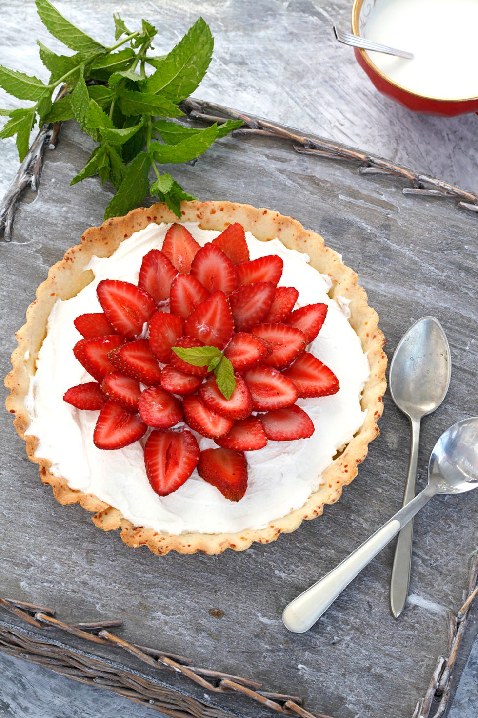 tarta de fresas y mascarpone