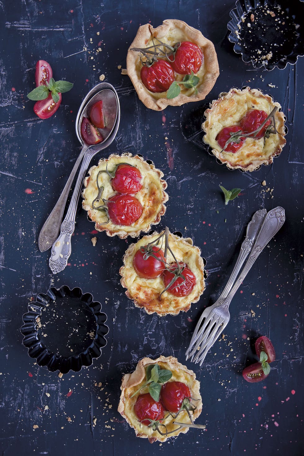 aperitivos de navidad tartaletas de tomates confitados