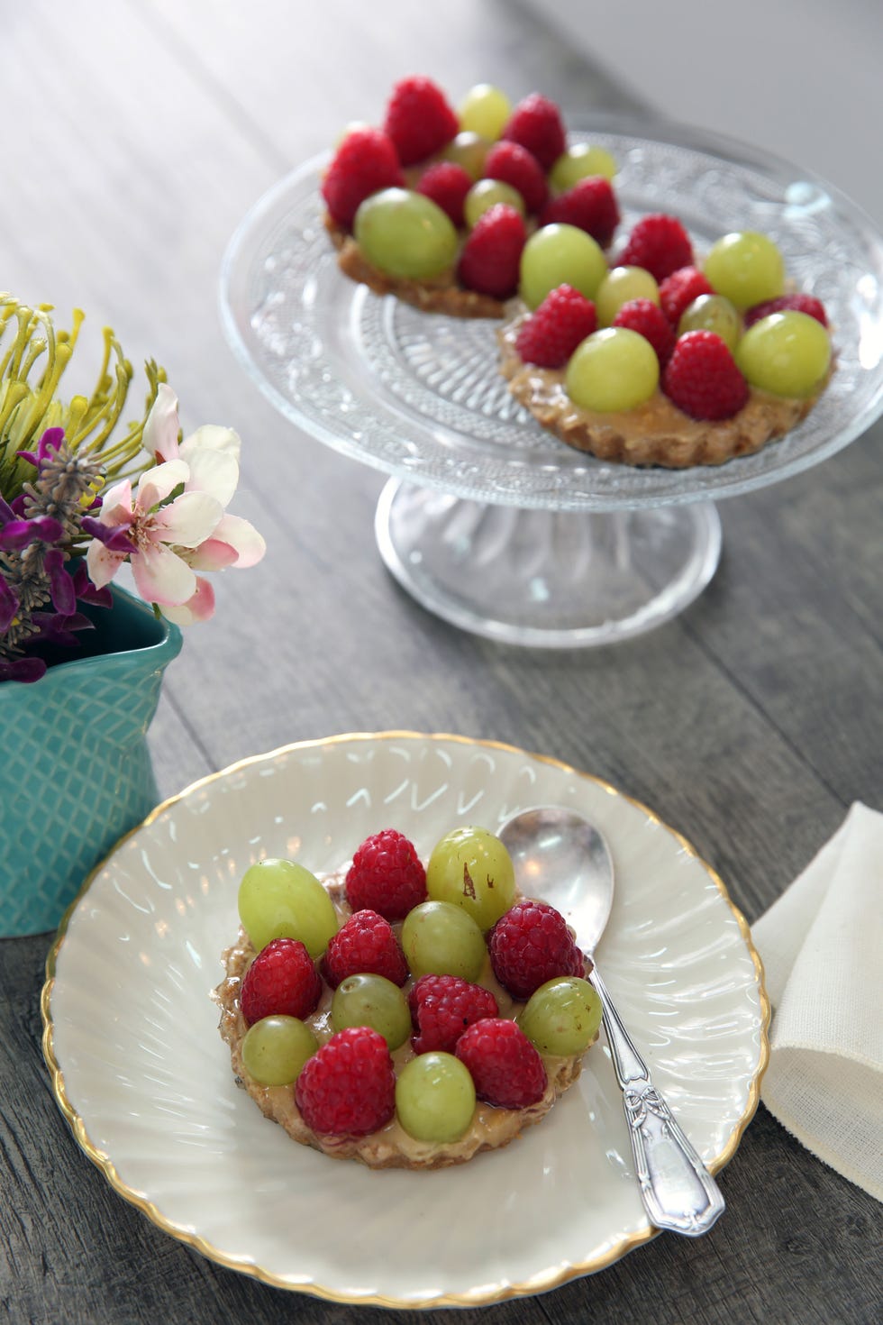 receta ﻿﻿tartaletas bicolor