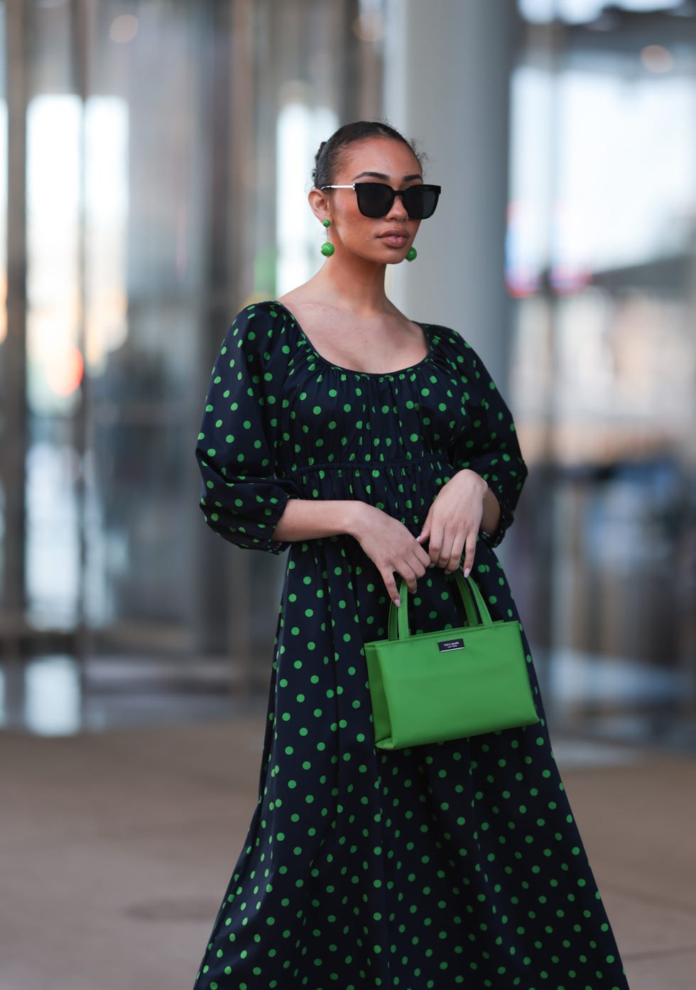 10 idee street style per indossare i pois