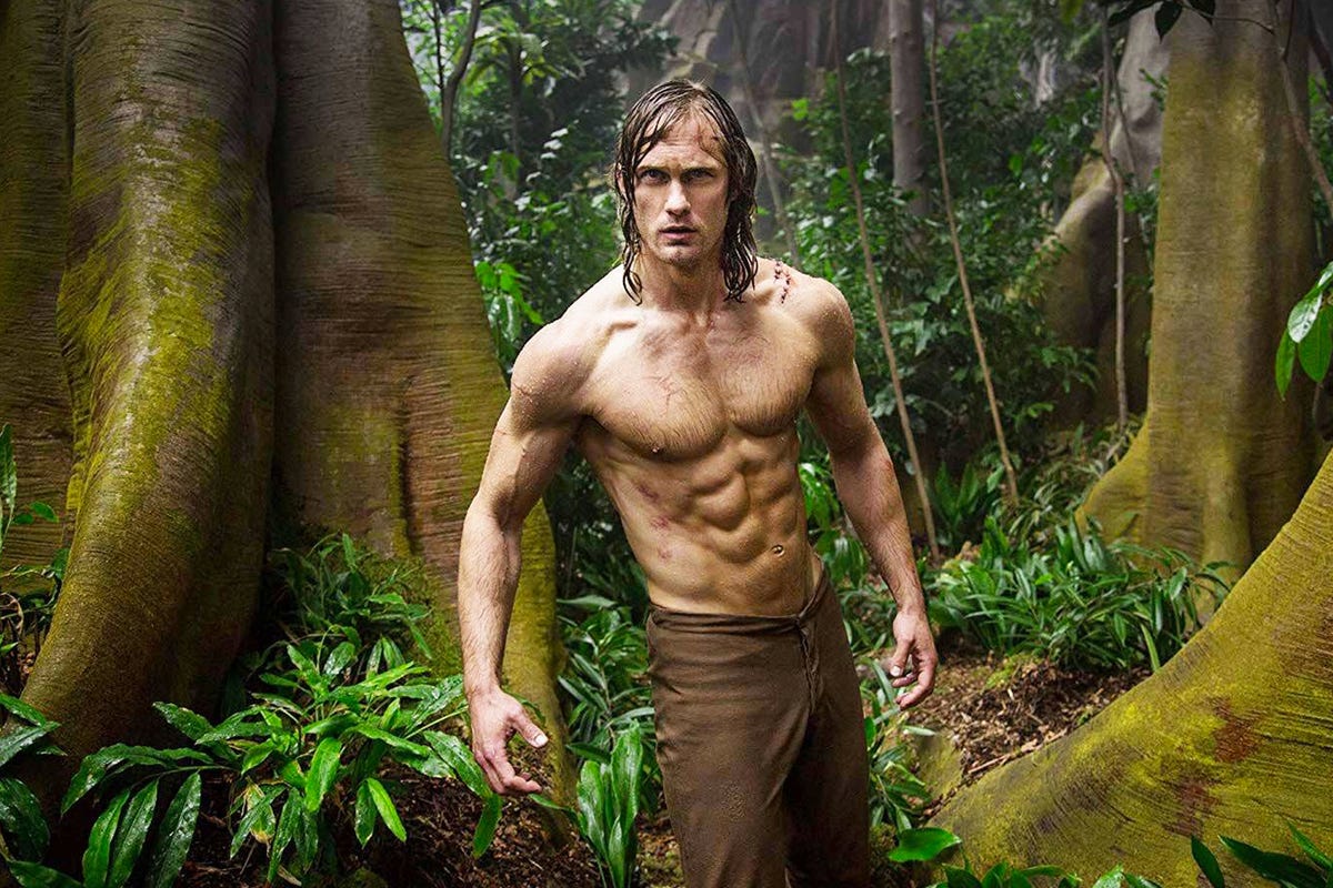 How Alexander Skarsgård Got Ripped Abs for The Legend of Tarzan