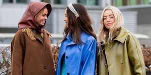 claire rose, nicole huisman en stephanie broek tijdens kopenhagen fashion week