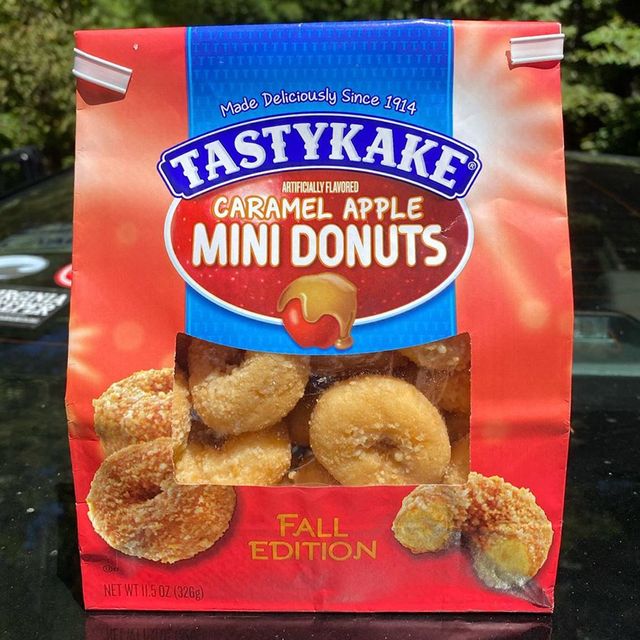 tastykake caramel apple mini donuts