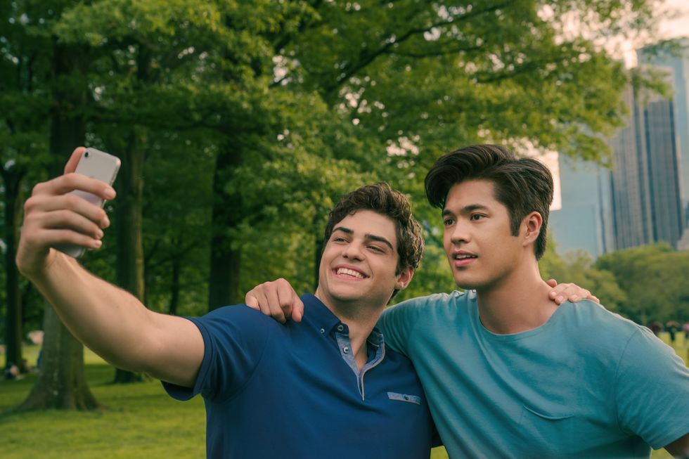 to all the boys ive loved before 3  noah centineo as peter kavinsky, ross butler as trevor, in to all the boys ive loved before 3 cr sarah shatz  netflix © 2020