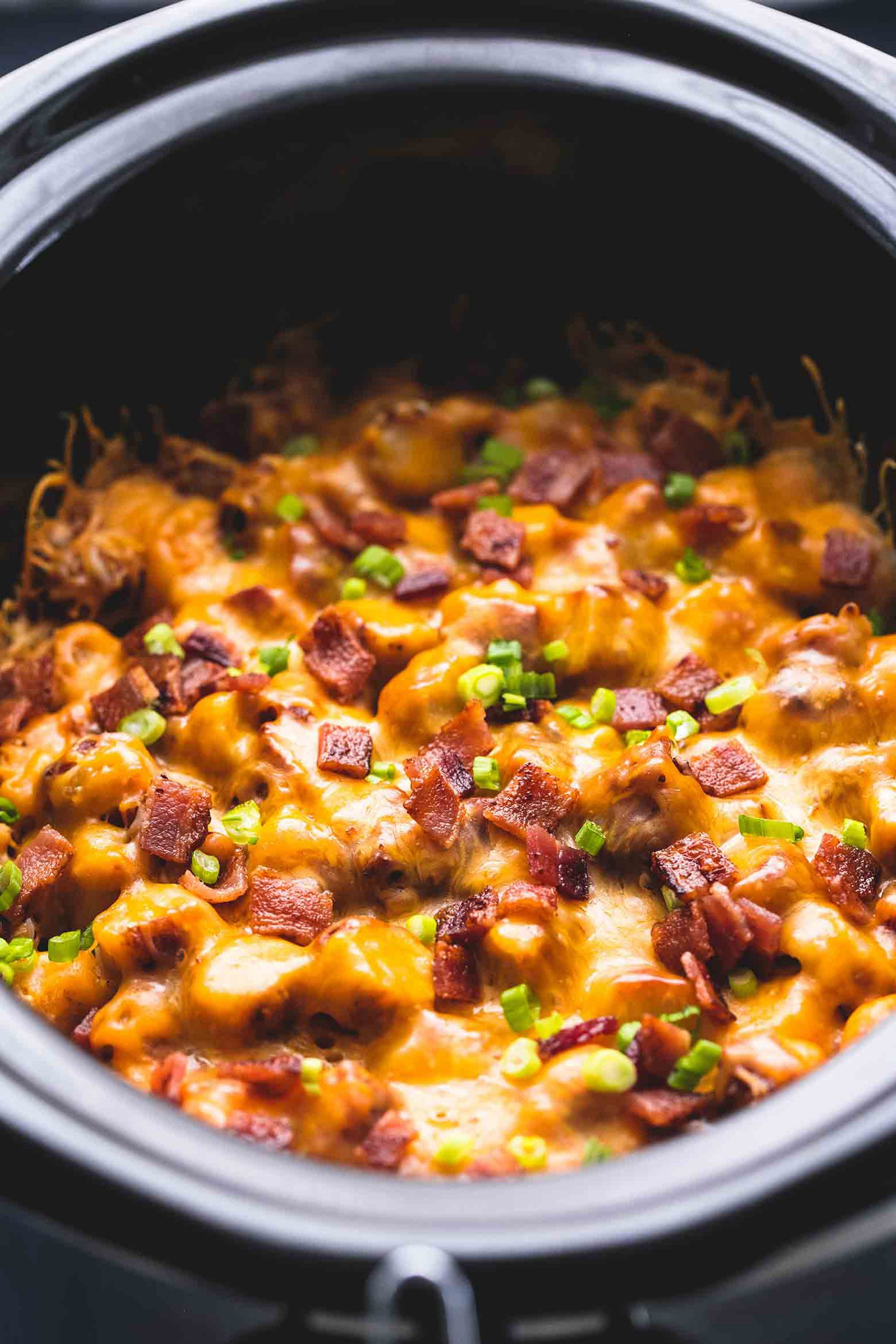 Slow Cooker Chicken Tater Tot Casserole - The Magical Slow Cooker