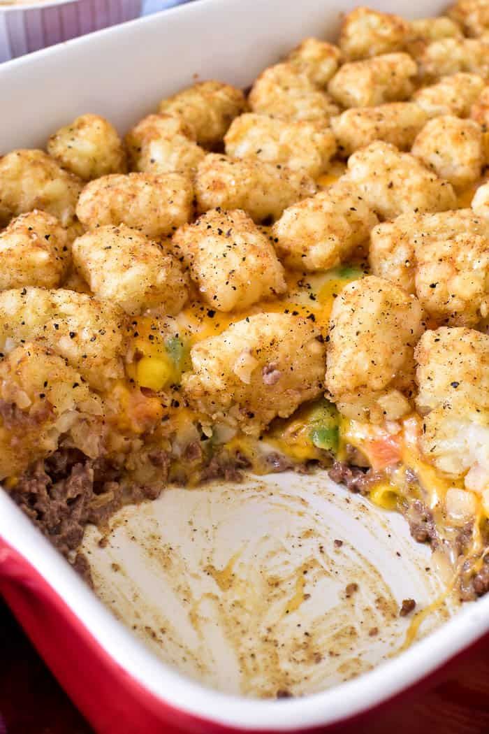 Tater Tot Casserole With Green Beans