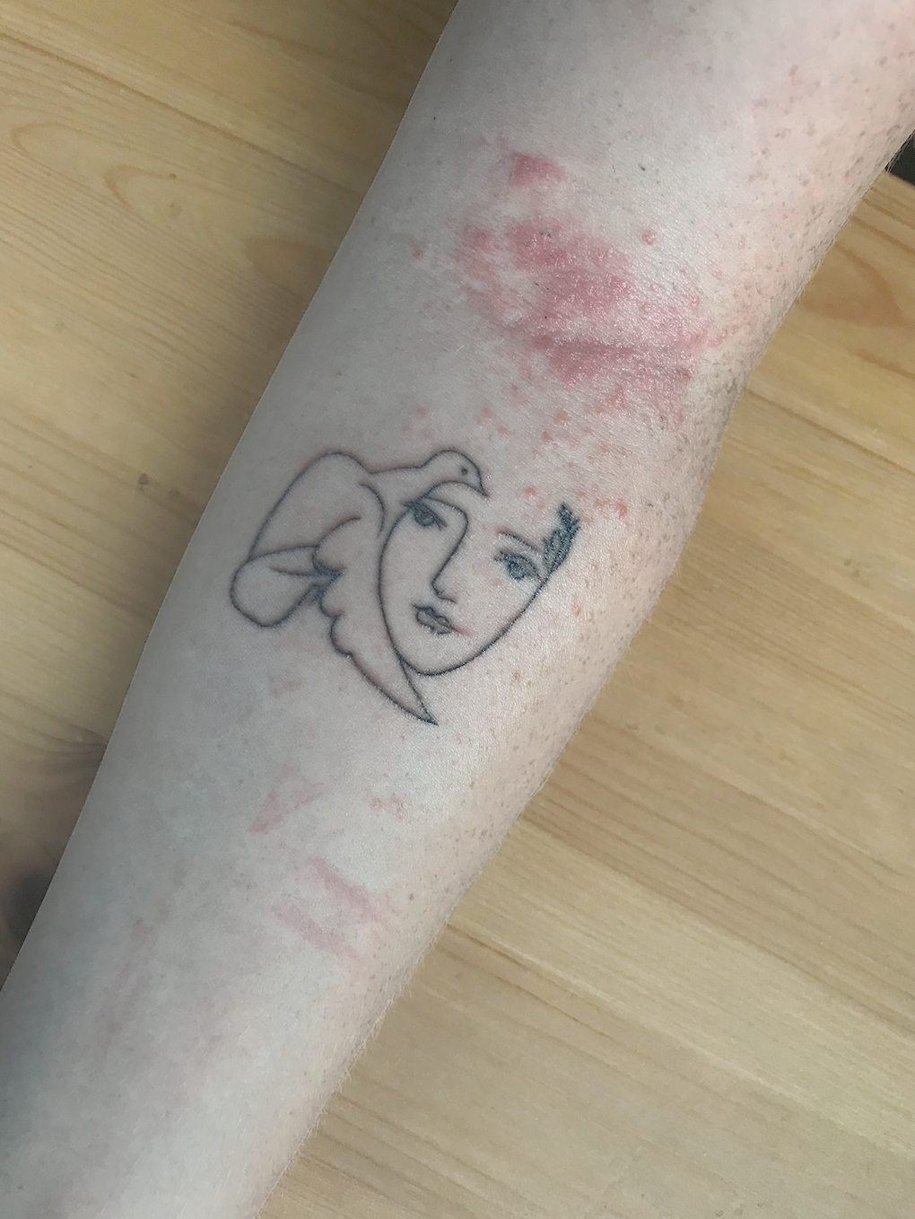 Is my tattoo infected or just a rash  Initiation  Last Sparrow Tattoo