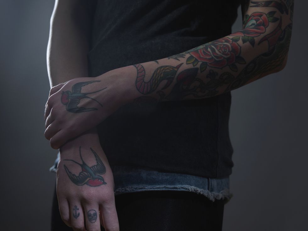 Pin by B 🌱 on Tattoos  Chest piece tattoos, Leg tattoo men, Black men  tattoos