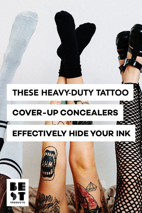 these heavy-duty tattoo cover-up concealers effectively hide your ink
