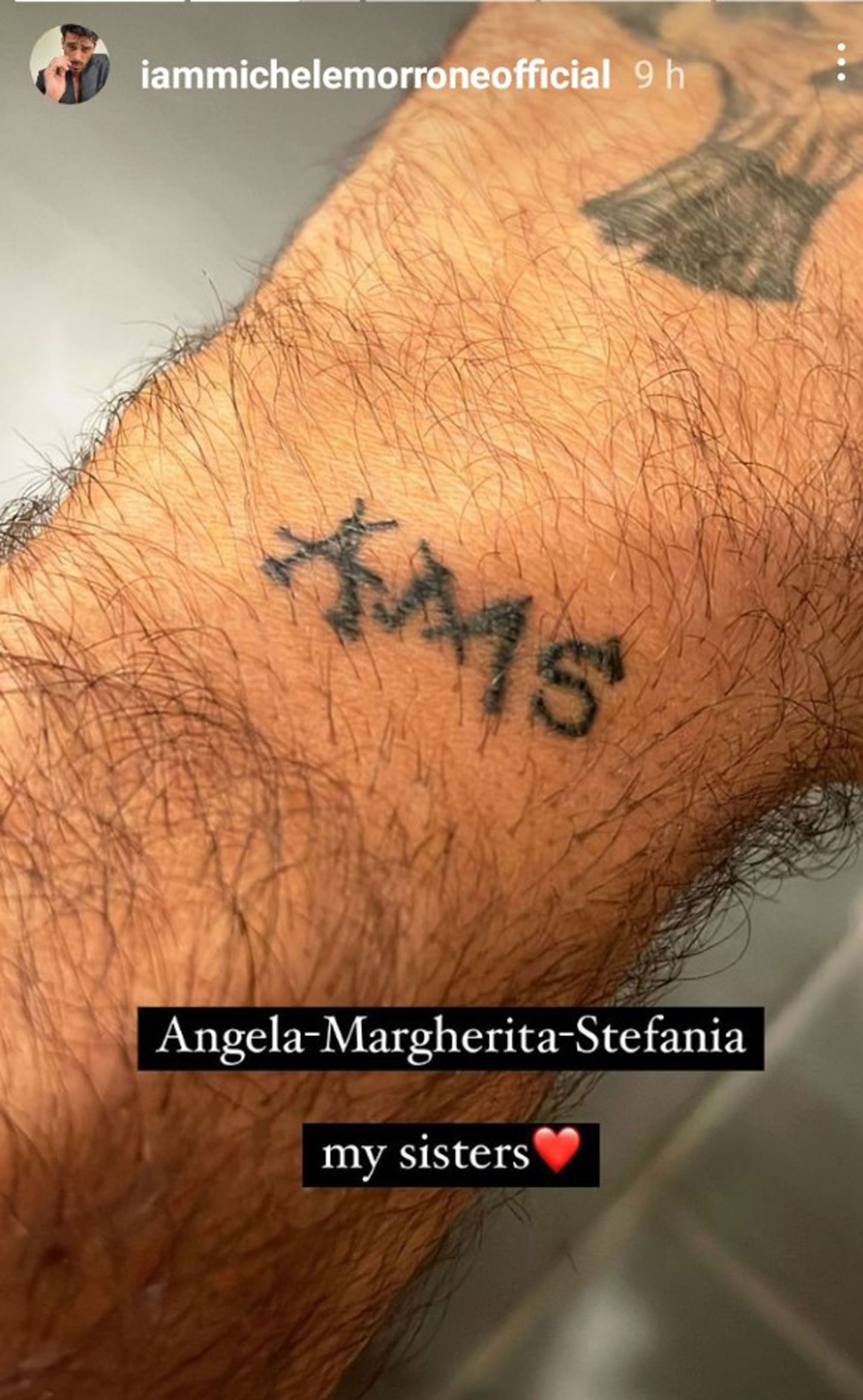 Michele Morrone cuenta el significado del ltimo tatuaje