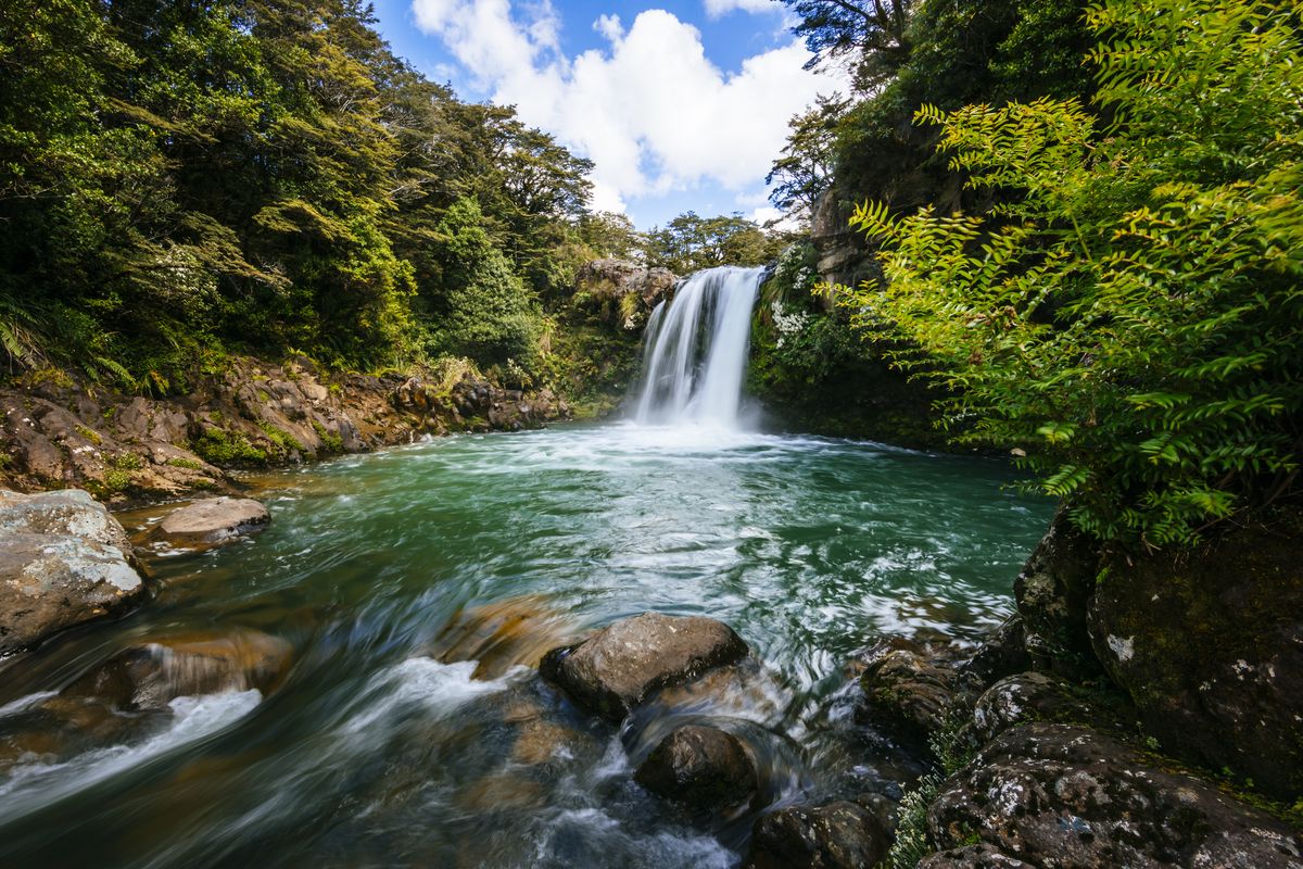 tawhai falls, tongariro national park