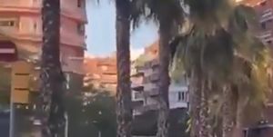 taxista atropella moto en barcelona