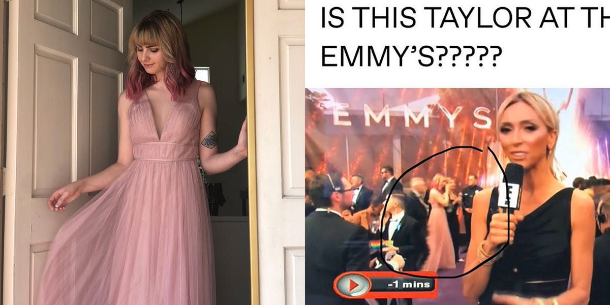 Taylor Swift Emmys Lookalike Interview Eve Coffman on Being Mistaken