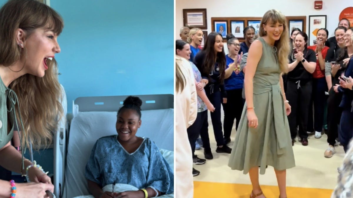 Taylor Swift Visited a Florida Children’s Hospital and Made Everyone’s Day