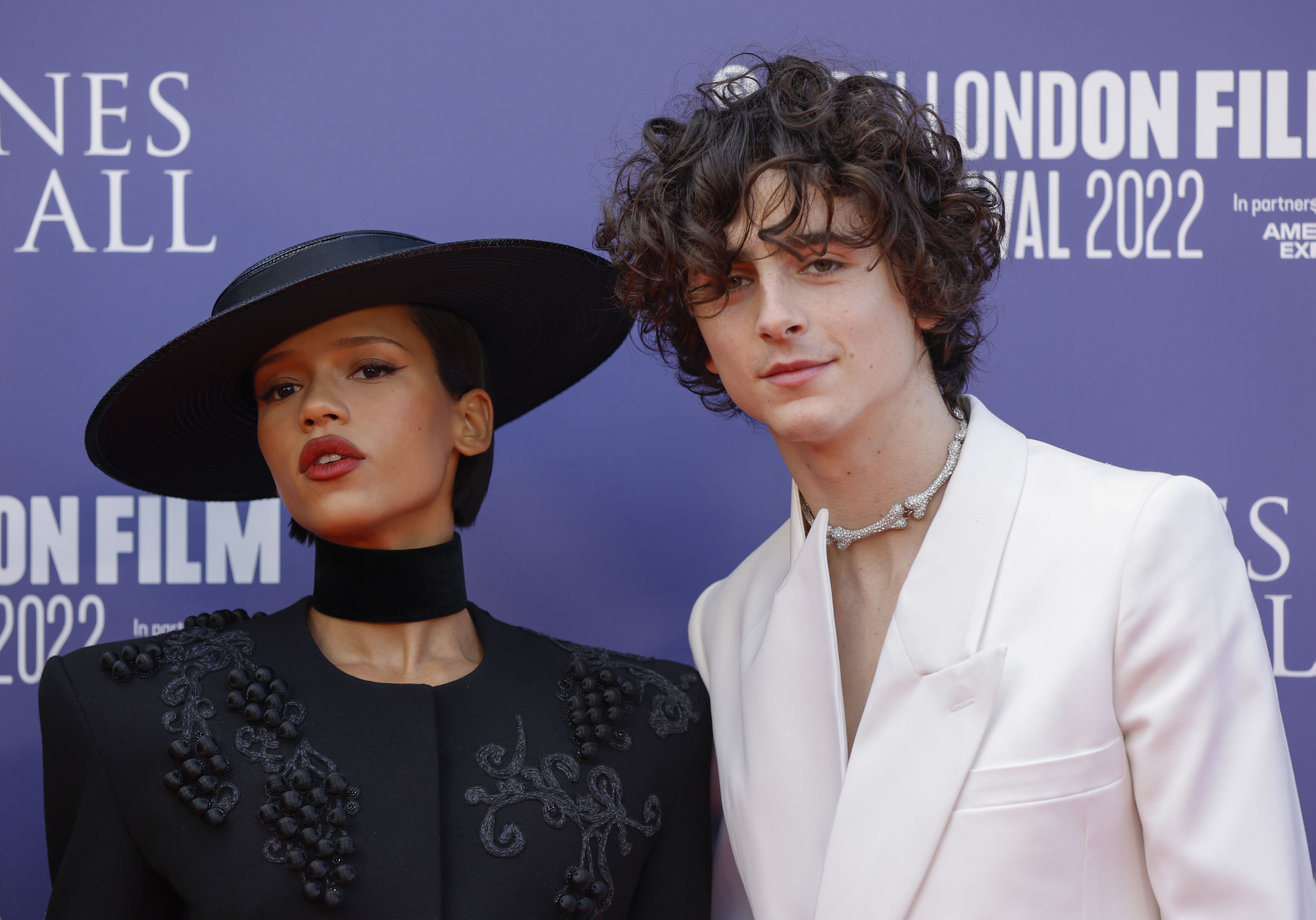 Timothée Chalamet and Taylor Russell Make a Stellar Red-Carpet Duo
