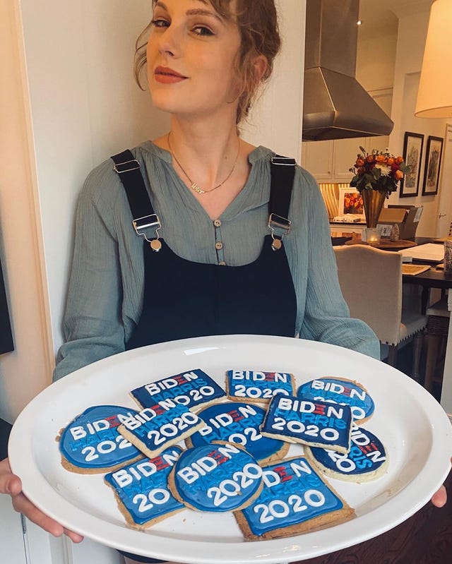 taylor swift joe biden cookies
