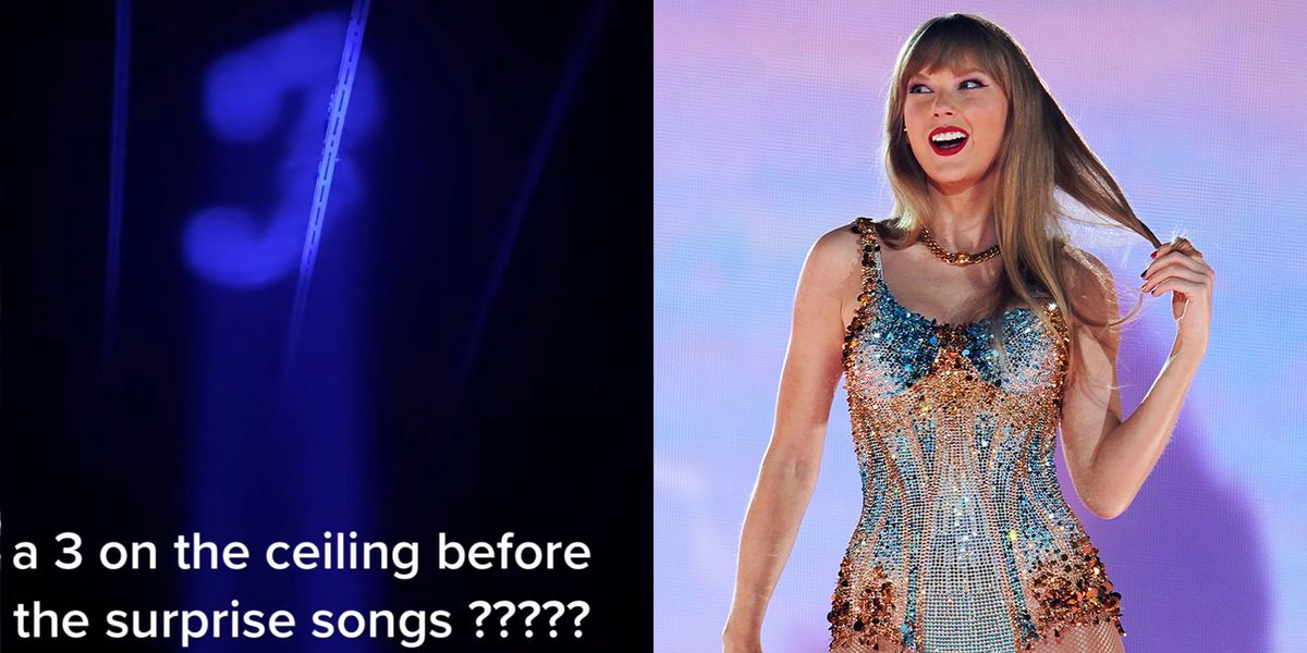 Taylor Swift Fans Are Theorizing After Noticing the Number 3 Projected on the Ceiling at Her Houston Concert