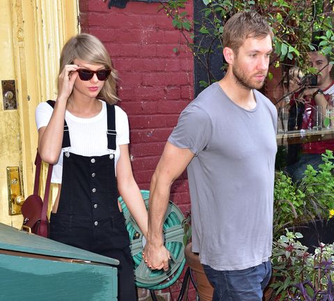 taylor swift and calvin harris in new york city on may 28, 2015