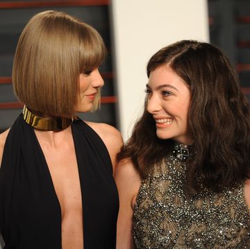 taylor swift and lorde at the 2016 vanity fair oscar party
