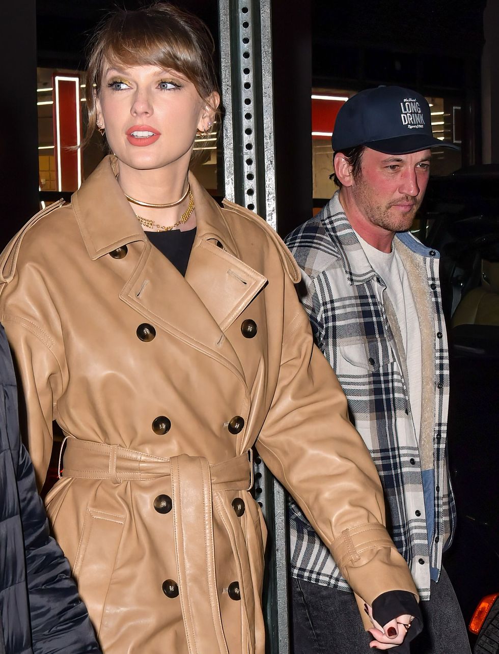 taylor swift and miles teller in new york city on december 12, 2023