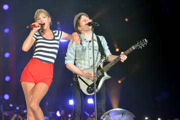 patrick stump and taylor swift at taylor swift's red tour in new jersey