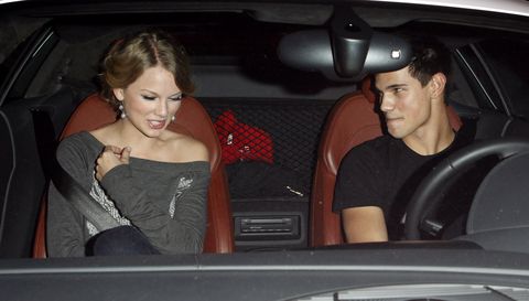 taylor swift and taylor lautner in los angeles on october 28, 2009