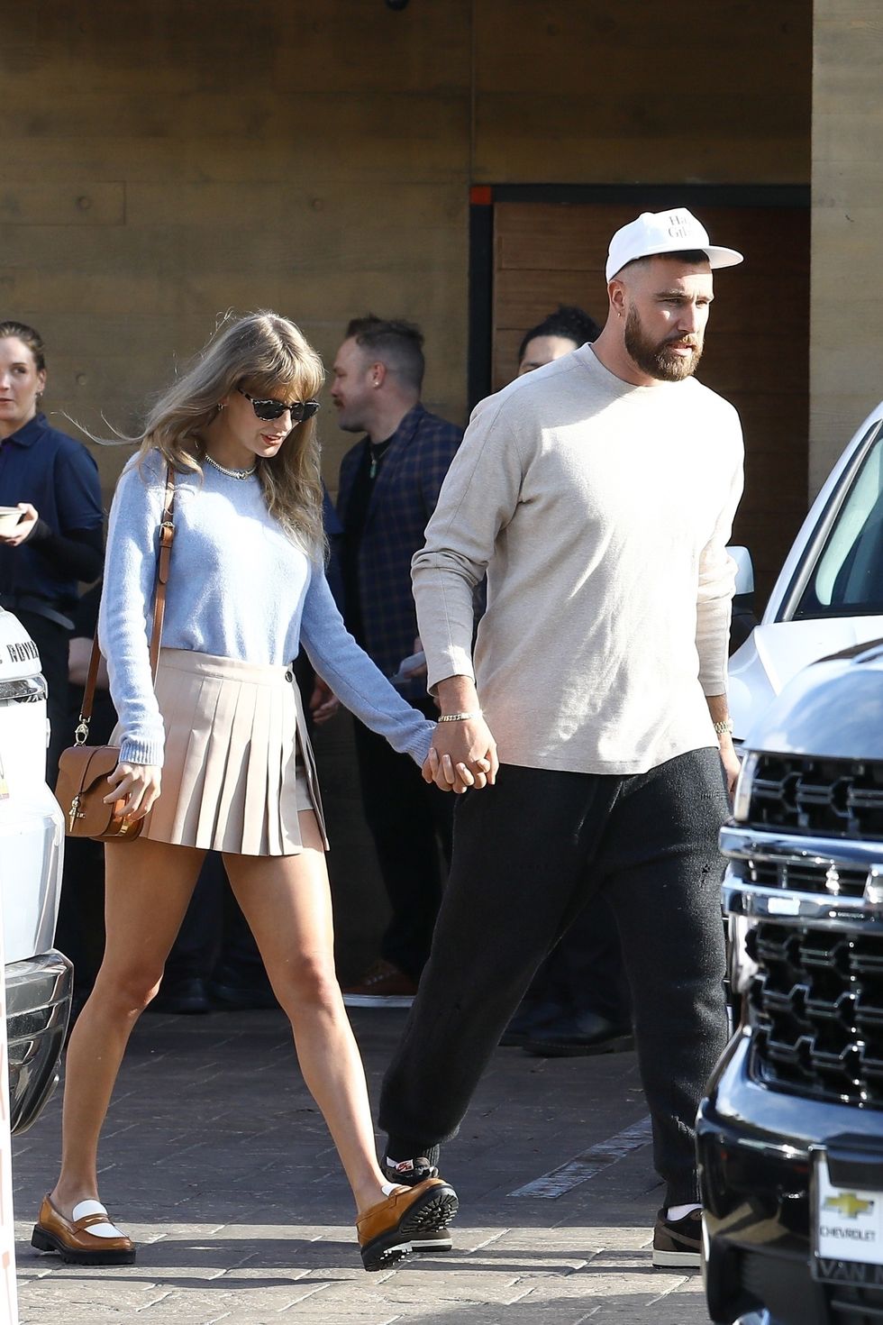 Taylor Swift and Travis Kelce Held Hands and Matched in L.A.