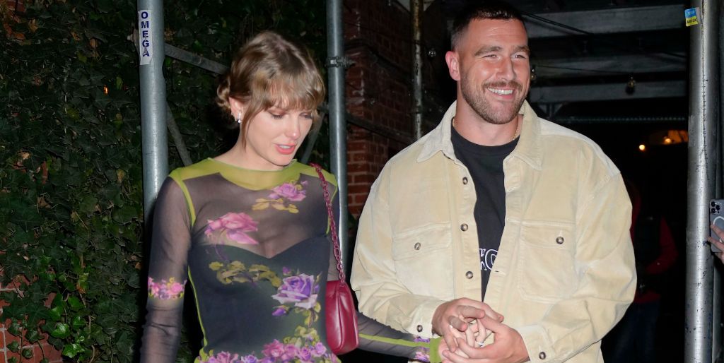 Taylor Swift trägt bei einem PDA-Date mit Travis Kelce ein hauchdünnes JPG-Oberteil