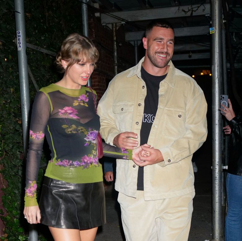 Taylor Swift and Travis Kelce Were Spotted Looking Cute on Vacation in Photos Posted by DeuxMoi