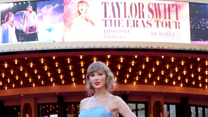 Taylor Swift Fakes a Short Bob For Her Film Premiere in Los Angeles