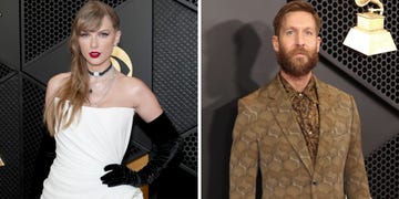 taylor swift and calvin harris at the grammys