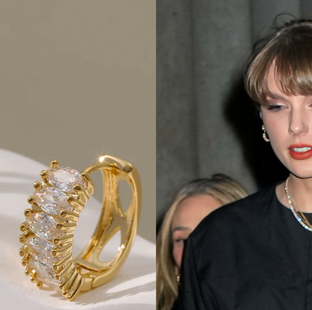 We Found the *Exact* Hoop Earrings Taylor Swift Keeps Wearing (They're Only $52!)