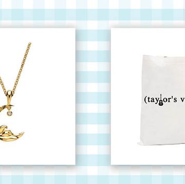necklace and tote bag