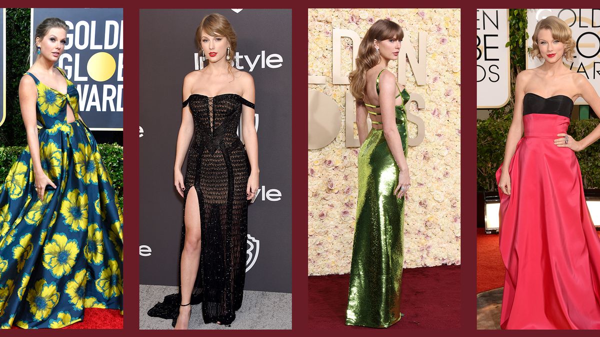 Photos of Taylor Swift's Golden Globes Fashion Through the Years