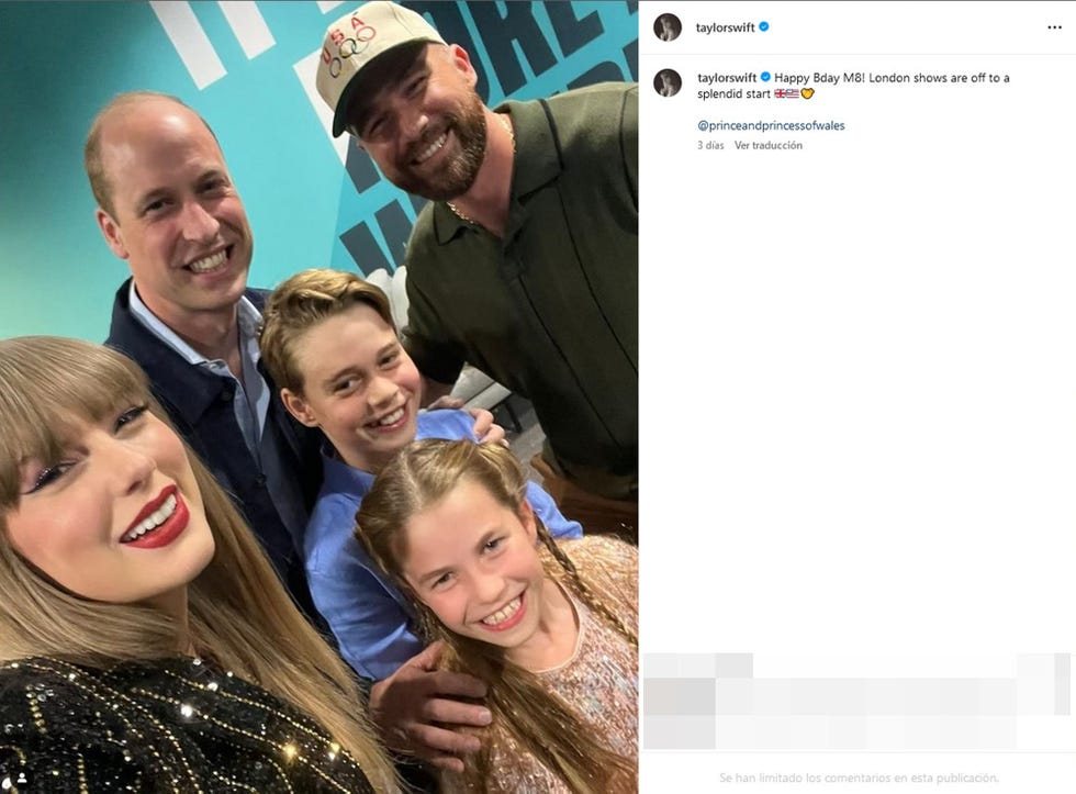 la cantante con el marido y los hijos de kate middleton