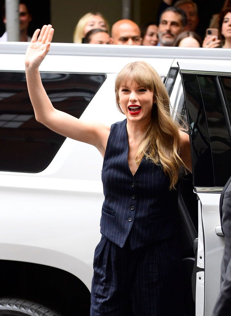 Taylor Swift Wears Two Piece Vest Suit to 'All Too Well' Screening at Tribeca  Film Festival