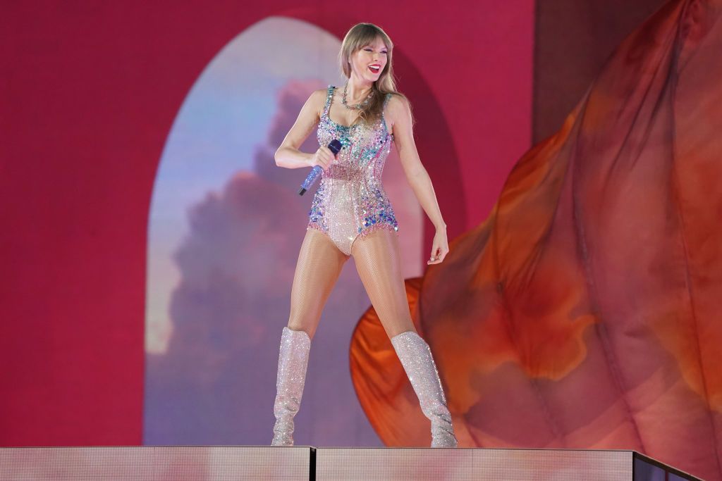 taylor swift performs onstage during taylor swift the news photo