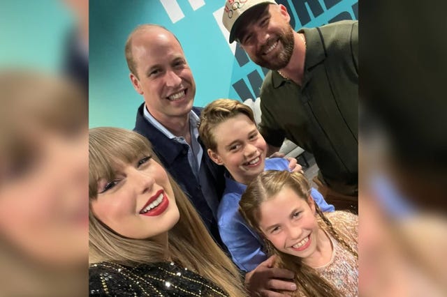 taylor swift familia real britanica
