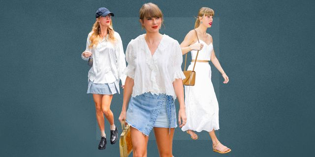 Taylor Swift's Summer Outfit Proves Your Denim Mini Skirt Will