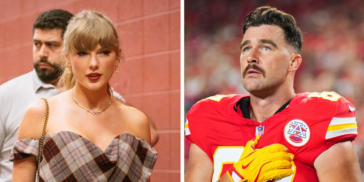 Watch Taylor Swift and Travis Kelce kiss after the Chiefs-Saints game