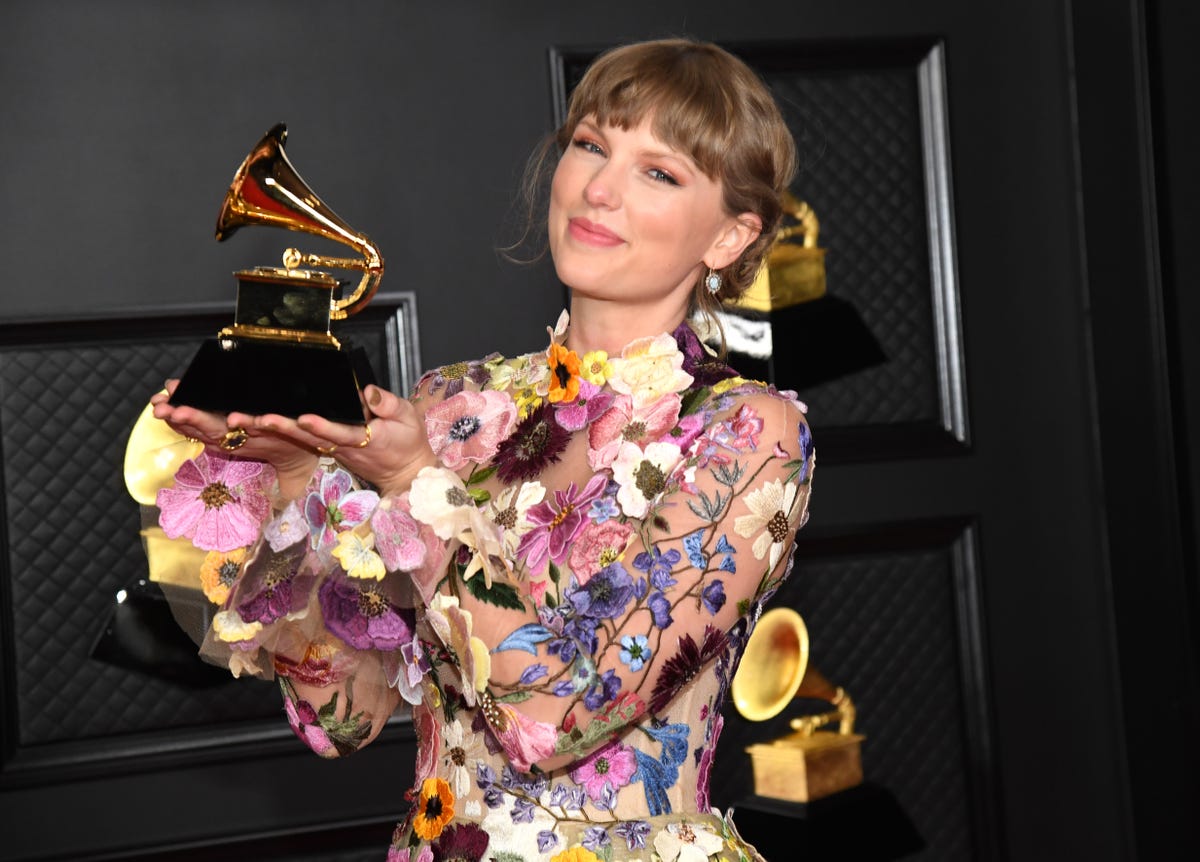 テイラー・スウィフト、グラミー賞授賞スピーチでジョー