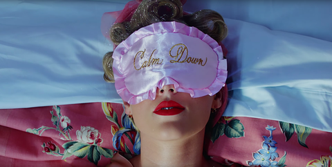 Taylor Swift "You Need to Calm Down" Music Video - Eye Mask Easter Egg