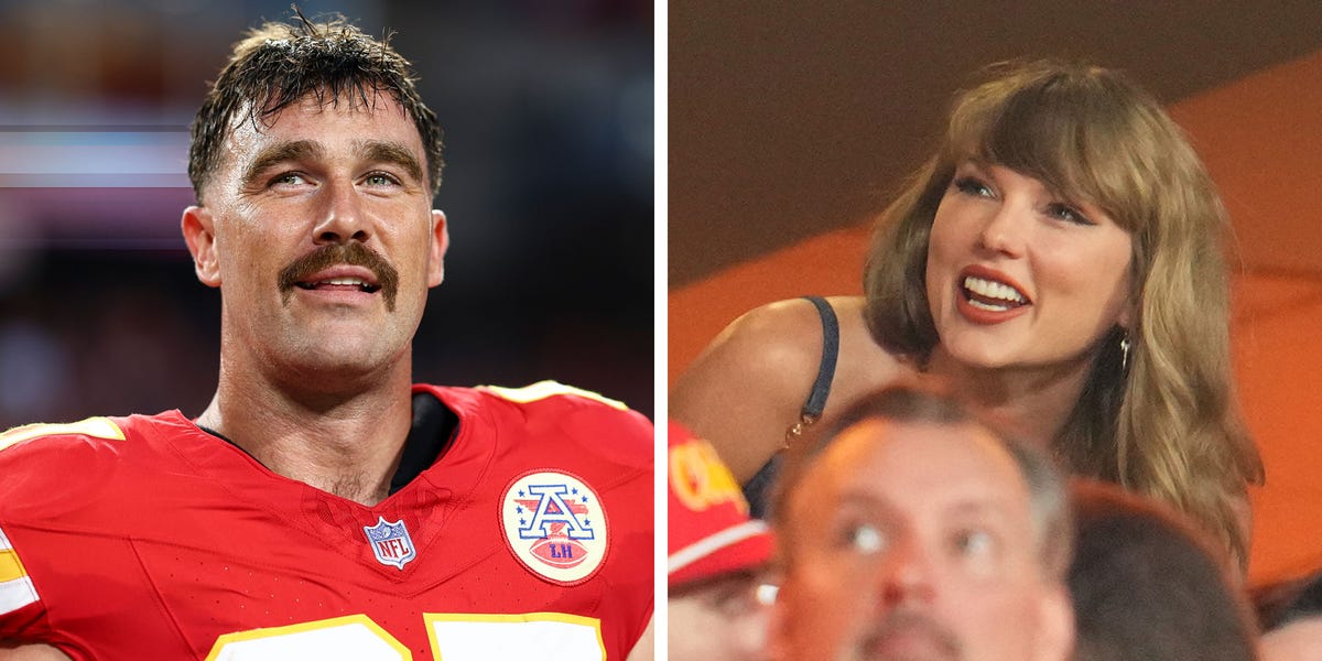 Watch Taylor Swift and Travis Kelce hold hands after the Ravens game